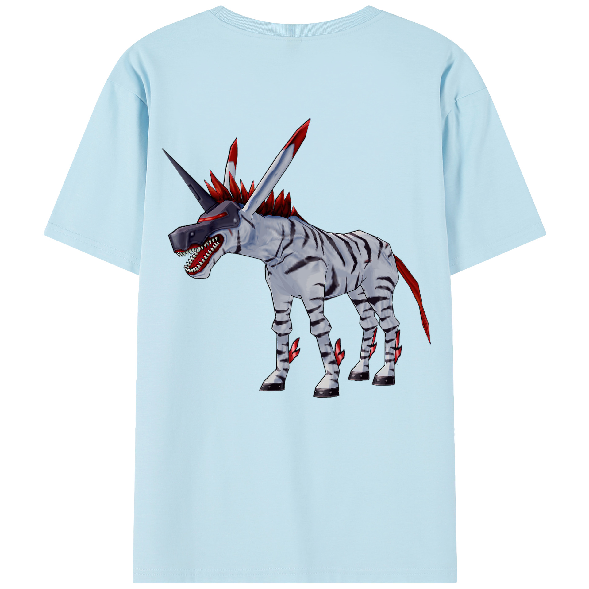（画像用） Digimon デジタルモンスター/デジモン 綿100％半袖Tシャツ（背面プリント）